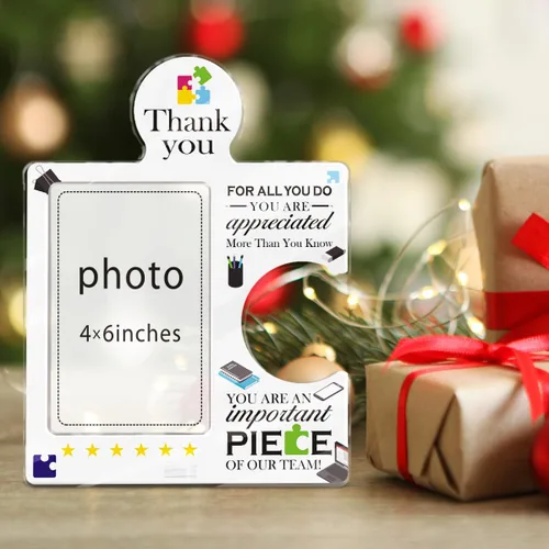 Miniatura 6 de Regalos de agradecimiento para empleados, marco de fotos de equipo de 4 x 6 pulgadas, regalos de agradecimiento para compañeros de trabajo, regalo