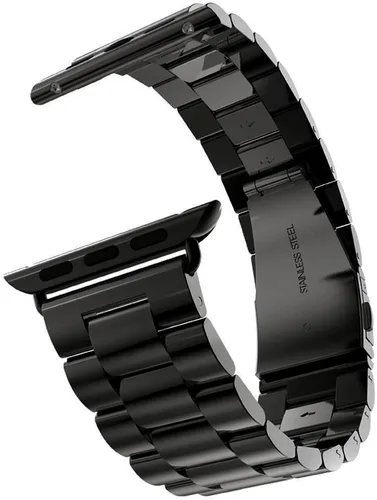 Miniatura 2 de Correa de acero inoxidable sólida compatible con Apple Watch de 49, 46, 45, 44, 42, 41, 40, 38 mm, correa de metal para iWatch Series