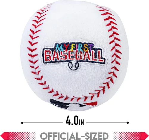 Miniatura 2 de Franklin Sports MyFirst Pelotas Deportivas de Felpa Suave - Juguete de Peluche Relleno de Baloncesto, Béisbol + Fútbol Americano para Niños - NBA