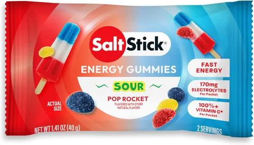Miniatura 11 de SaltStick Gomitas energéticas con electrolitos, paquete variado, gomitas de electrolitos fáciles de masticar, masticables energéticos que saben muy