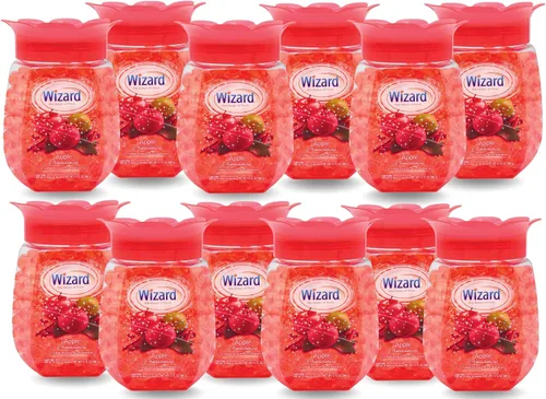 Miniatura 5 de WIZARD - Perlas de gel eliminadoras de olores, 12 onzas, paquete de 12 ambientadores para baño. Habitaciones, por áreas y ambientadores