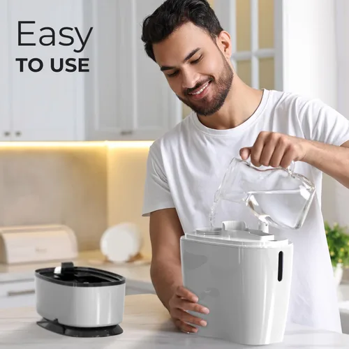 Miniatura 4 de Everlasting Comfort Humidificadores de 6L para Dormitorio, Silenciosos, Tiempo de Funcionamiento de 50 Horas, Sin Filtro, Humidificador de Niebla