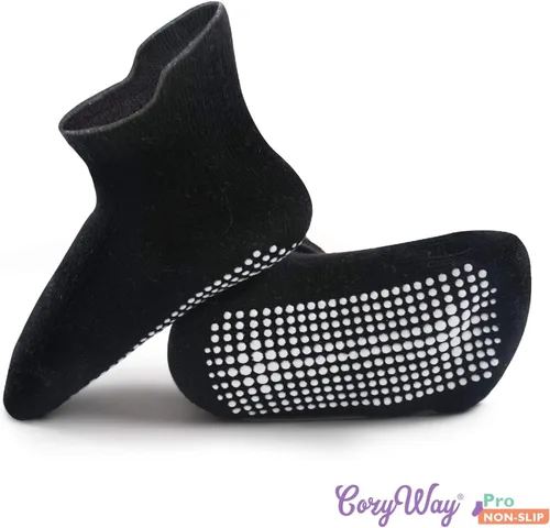 Miniatura 5 de CozyWay Baby & Toddler Socks with Grippers Non Slip Ankle Grip Socks For Boys and Girls - Comfy Soft Cotton - 12 Pack
