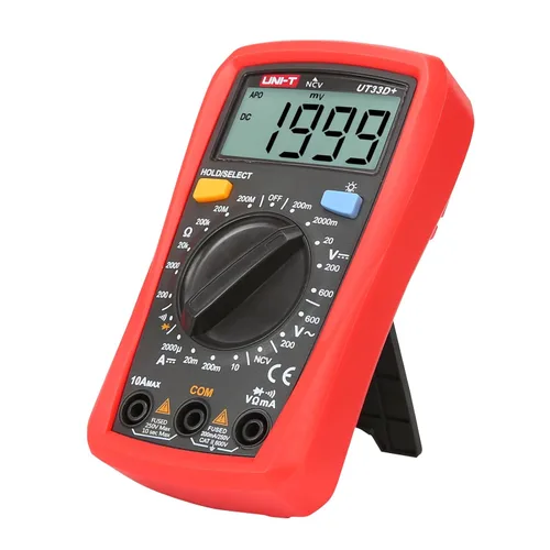 Miniatura 4 de UNI-T UT33D+multímetro del medidor del probador digital del bolsillo del LCD del tamaño de la palma