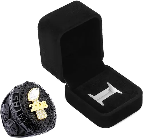 Miniatura 7 de Anillo de trofeo de campeonato de fútbol de fantasía 2023 Premio de anillo de premio Deportivo MVP ganador del Campeonato de la Liga FFL