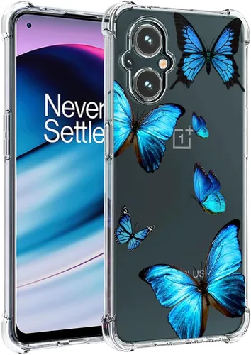 Miniatura 8 de Funda para OnePlus Nord N20 5G, para OnePlus N20 Funda transparente para niñas y mujeres, TPU suave a prueba de golpes, funda protectora