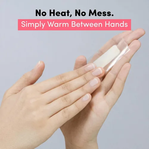 Miniatura 5 de Parissa Tiras naturales de cera facial y labial, aptas para principiantes y suaves para pieles sensibles, tiras listas para usar para labio