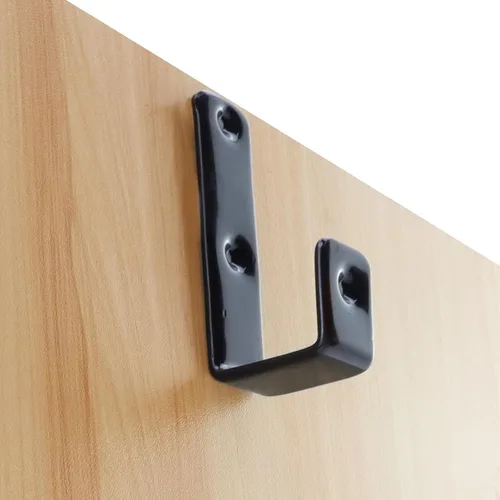 Miniatura 7 de Coshar Soporte de gancho resistente recubierto de acero inoxidable con ganchos en J de 1 pulgada para litera interior de 1 pulgada, accesorios