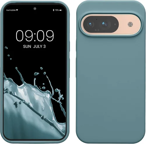 Miniatura 321 de kwmobile Funda Compatible con Google Pixel 6 Pro - Funda de Teléfono de Silicona TPU con Acabado Suave - Azul Caribe