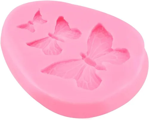 Miniatura 5 de Moldes de silicona con forma de mariposa para tartas de chocolate, herramienta de decoración para chocolate, dulces, gelatina, cubitos de hielo