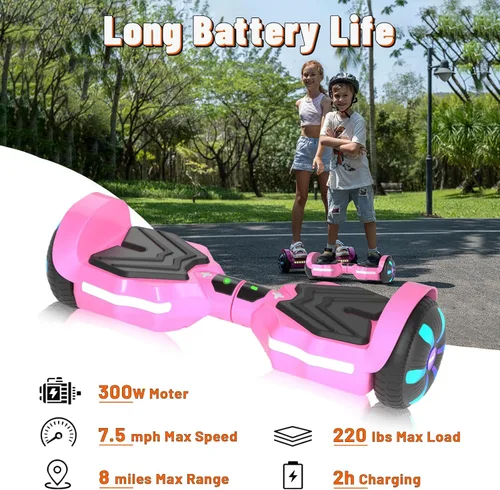 Miniatura 3 de SIMATE Patinete, altavoces Bluetooth y ruedas LED iluminadas, control por APP, motores duales de 250W, velocidad máxima de 8.5 mph y alcance máximo