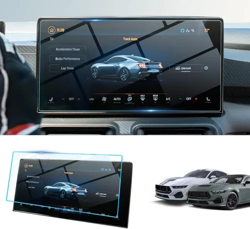 Miniatura 18 de BIBIBO [2 piezas] Protector de pantalla de 8 pulgadas para Mustang EcoBoost 2023 para Ford Mustang EcoBoost Premium GT Mach 1 SYNC 3 Pantalla