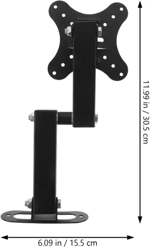 Miniatura 2 de Artibetter Soporte de pared ajustable para monitor de TV para pantallas de diseño retráctil que ahorra espacio, compatible con la oficina en casa