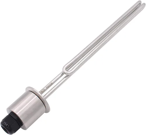 Miniatura 9 de DERNORD Calentador de agua eléctrico de 2 pulgadas (OD64) Tri-clamp 120V 1650W Foldback Elemento de calefacción con baja densidad de vatios