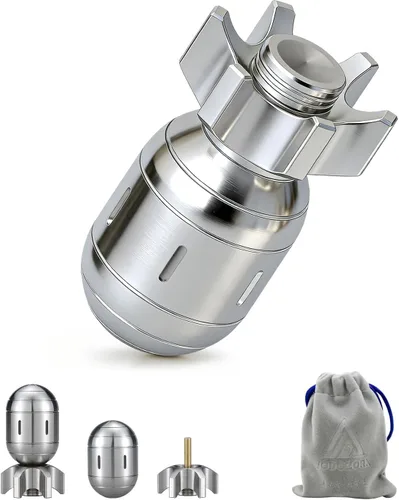 Miniatura 7 de Juguetes antiestrés de metal de estilo atómico para adultos, juguete de escritorio 3 en 1 con spinner y clic EDC, accesorios geniales para aliviar