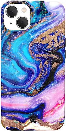 Miniatura 56 de VELVET CAVIAR Funda para iPhone 15 Pro, compatible con MagSafe, probada en caídas de 10 pies, con purpurina Galaxy Purpurina (Galaxy glitter)