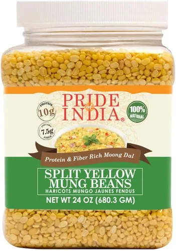 Miniatura 14 de Orgullo de la India - Lentejas Masur marrones enteras de la India, ricas en proteínas y fibra, 1.5 libras de frasco
