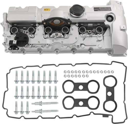 Miniatura 8 de Kit de tapa de válvula de motor con juntas y pernos 11127552281 2007-2013 compatible con BMW 128i 328i xDrive 328xi 528i xDrive 528xi 535i xDrive X3