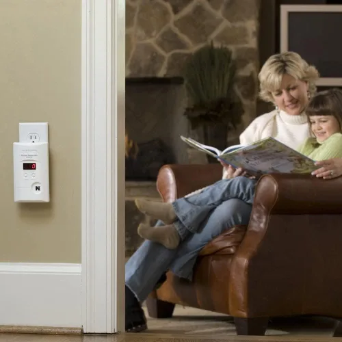 Miniatura 5 de Kidde - Detector de monóxido de carbono, enchufe de pared con respaldo de batería de 9 voltios, pantalla LED digital - 2