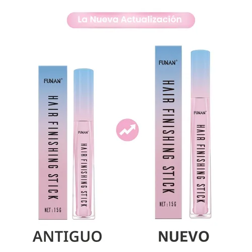 Miniatura 8 de FUNAN Juego de 9 palos de acabado de cabello con barra de acabado de cabello, barra de cera para el cabello, herramientas para la cola del cabello