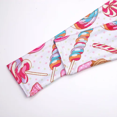Miniatura 47 de EQSJIU Leotardo de baile de manga larga para niñas, vestido de ballet brillante con copo de nieve, tutú con falda tutú para niñas