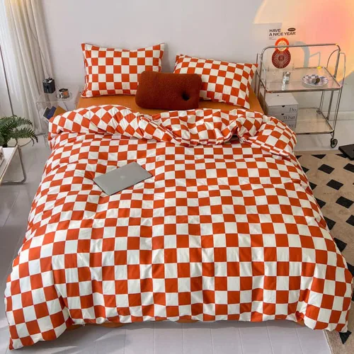 Miniatura 15 de Juego de edredón Wellboo, juego de ropa de cama Queen, color sólido, azul marino y blanco degradado, edredón de algodón, moderno, liso, suave