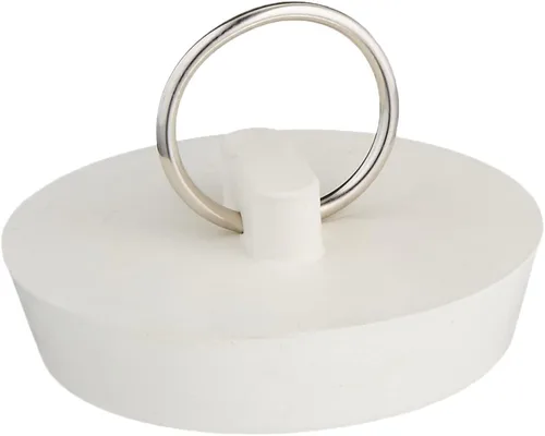 Miniatura 3 de Danco 35974B Tapón de drenaje de goma de 1 pulgada, blanco, 1 por bolsa