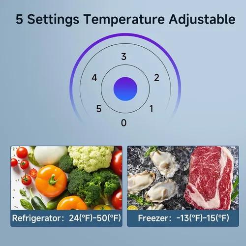 Miniatura 6 de BANGSON Refrigerador de 7.1 pies cúbicos con congelador, refrigerador de tamaño apartamento con congelador inferior, gran capacidad, ahorro de Rojo