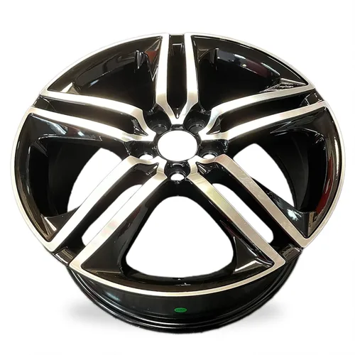 Miniatura 5 de 19 "Juego de 4 nuevas ruedas de aleación de 19x8 de 5 radios para Honda Accord 2016 2017 mecanizado negro OEM diseño llanta de repuesto