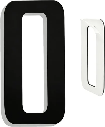 Números de Casa Modernos para Exterior - Autoadhesivos, Grandes de 6 Pulgadas, Números de Dirección de Casa de Metal - Ideales para Buzón, Puerta y
