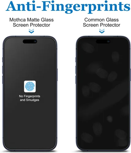 Miniatura 2 de Mothca Protector de pantalla de privacidad mate para iPhone 17 Pro [6.3 pulgadas] con herramienta de fácil instalación, antiespía antirreflejos