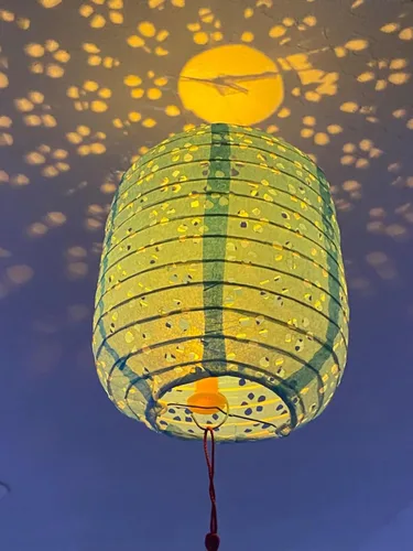 Miniatura 6 de 10 linternas de papel chino, año nuevo, primavera, festival, 6 pulgadas, variedad de colores con luces LED, faroles colgantes de San Valentín