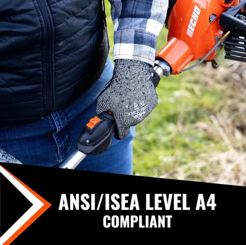 Miniatura 8 de Malta Dynamics Guantes de seguridad resistentes a cortes, paquete de 12 guantes de trabajo aislados, nivel de corte ANSI A4, ajuste cómodo,