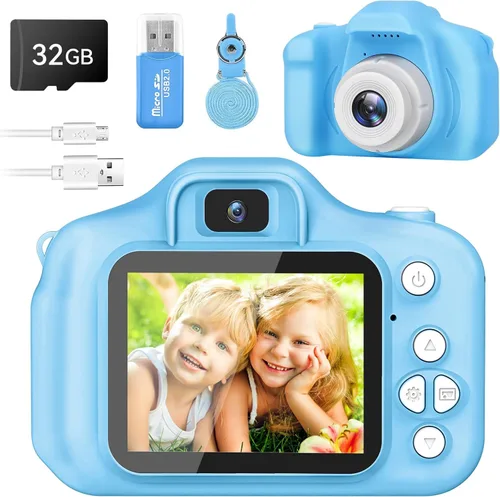 Miniatura 9 de Cámara para Niños y Niñas, Cámara Digital GPOSY para Niños, Cámara para Niños Pequeños Regalos de Juguete de Navidad y Cumpleaños para Niños de 3 4