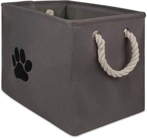 Miniatura 25 de Bone Dry - Canasta de almacenamiento para mascotas, pequeña y rectangular, coleccionable, aguamarina