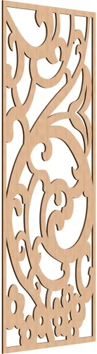 Miniatura 171 de Bridgewater - Paneles de pared decorativos de madera con calado, 9 3/8 pulgadas de ancho x 24 3/8 pulgadas de alto x 1/4 de alto, nogal