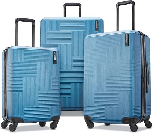 Miniatura 8 de American Tourister Stratum XLT - Equipaje rígido, extensible con ruedas giratorias, Azul (Spruce)), 122712