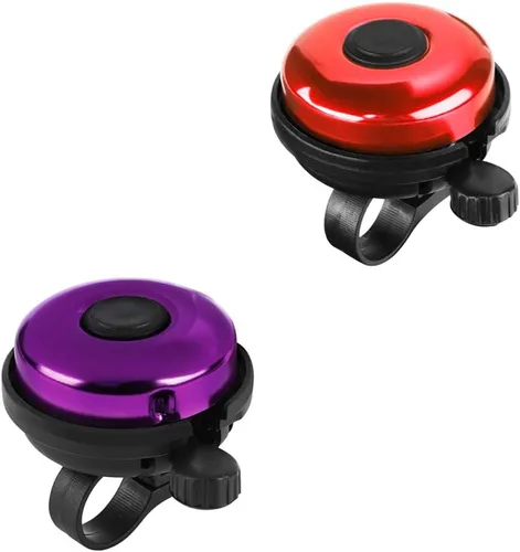 Miniatura 51 de Accmor Campana de Bicicleta Clásica, Campana de Bicicleta de Aluminio, Campana de Bicicleta de Sonido Fuerte Nítido y Claro para Adultos y Niños