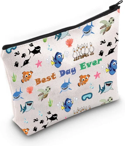 Nemo Dory - Bolsa de maquillaje cosmética para los fans de Nemo Dory, Bolso Fish N, M