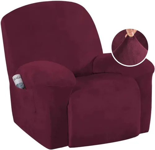Miniatura 26 de H.VERSAILTEX 1 Pieza Funda para Sillón Reclinable de Terciopelo Fundas Deslizantes para Sillón Reclinable Fundas Deslizantes para Sillón Reclinable
