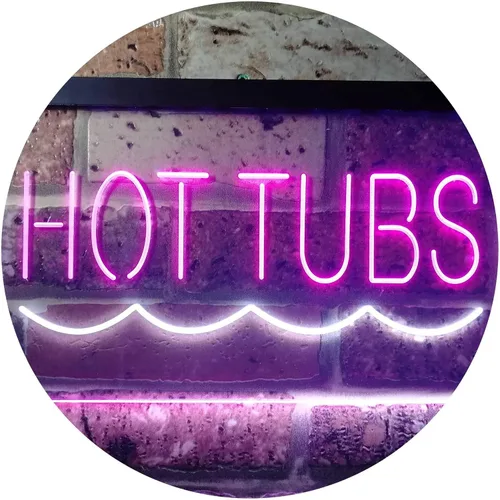 Miniatura 10 de ADVPRO Hot Tubs Supply Dual Color LED Neon Sign Blue & Red 12" x 8.5" st6s32-i3375-br