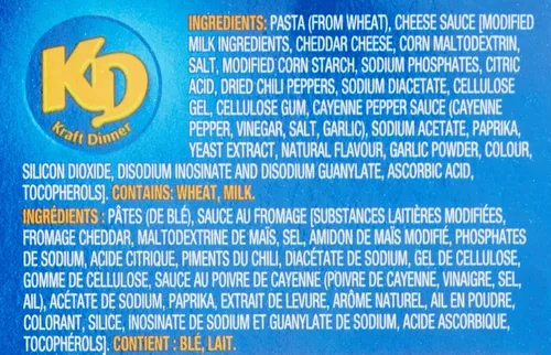Miniatura 12 de Kraft Dinner Macarrones y queso cheddar picantes, 5.50 oz (paquete de 12), importados de Canadá