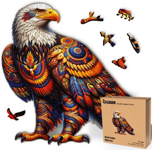 Miniatura 15 de LEOGOR Rompecabezas de madera para adultos de 200 piezas (12.2 x 11.4 pulgadas), rompecabezas de mariposa, madera extra gruesa de 0.197 in, diseño