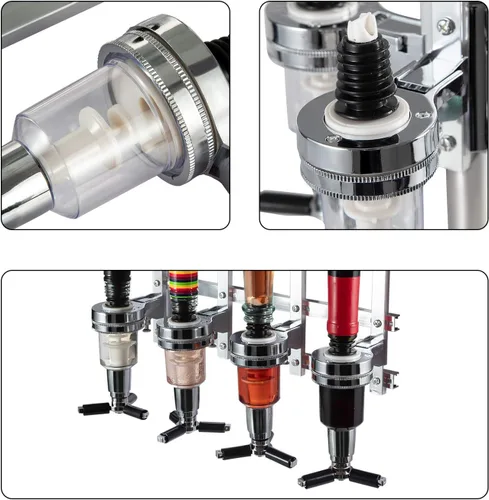Miniatura 5 de Dispensador de boquilla de repuesto de 1.5 onzas para estantes de vino, dispensador de cócteles, dispensador de licor, dispensador de alcohol