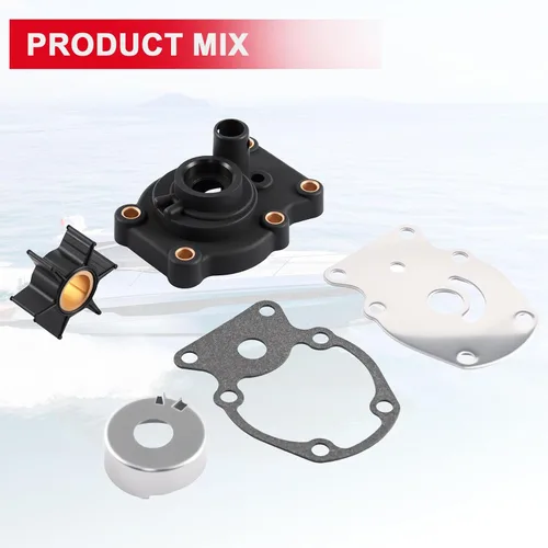 Miniatura 6 de Kit de reparación de bomba de agua 393630 con carcasa de repuesto para Johnson Evinrude OMC (1980-UP) 20 25 30 35HP Piezas de motor fueraborda