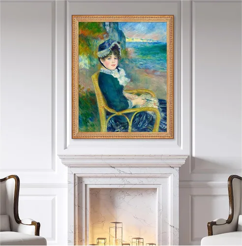 Miniatura 440 de A&T ARTWORK Campo de trigo con cipreses de Van Gogh Las reproducciones de arte clásico mundial, impresiones en lienzo giclée para decoración