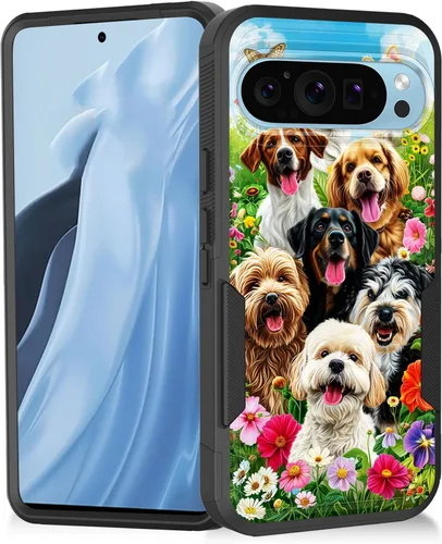 Miniatura 18 de Funda para Pixel 7a, resistente de doble capa híbrida de policarbonato duro de goma suave a prueba de golpes para Google Pixel 7A 6.1 pulgadas