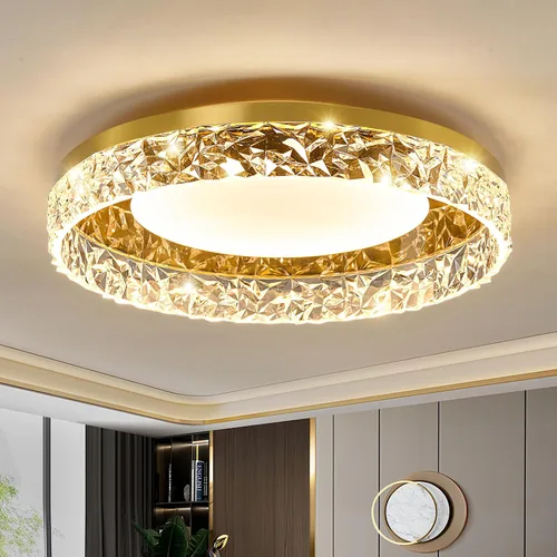 Miniatura 12 de ZGLAOJT Lámpara de techo semiempotrada de 4 luces, color negro mate con base E26, candelabro moderno para casa de campo, cocina, comedor