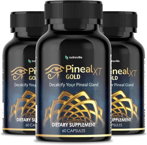 Miniatura 10 de Pineal XT Gold - Suplemento de glándula pineal - Despertar del tercer ojo - Suplemento de enfoque y memoria para el cerebro - 7 ingredientes