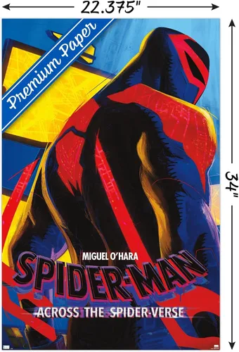 Miniatura 3 de Marvel Spider-Man: Across The Spider-Verse - Póster de pared de una hoja de Miguel O'Hara, 34 pulgadas de largo x 22.4 pulgadas de ancho, versión